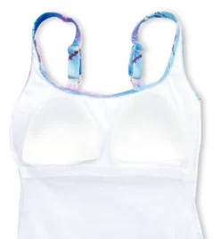 Gottex Golden Blossom Square Neck One Piece Swimsuit GB173U -Pour Moi Bikinis Shop gottex gotx01 gb173u cs6