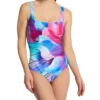 Gottex Golden Blossom Square Neck One Piece Swimsuit GB173U