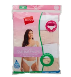 Hanes Ultimate ComfortFlex Fit Bikini Panty - 4 Pack 42CFF4 -Pour Moi Bikinis Shop hanes hane01 42cff4 cs1