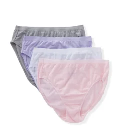 Hanes Ultimate ComfortFlex Fit Hi-Cut Panty - 4 Pack 43CFF4 -Pour Moi Bikinis Shop hanes hane01 43cff4 cs2
