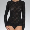 Hanky Panky Signature Lace Unlined Long Sleeve T-shirt 128L -Pour Moi Bikinis Shop hanky panky hnk001 128l gs