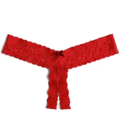 Hanky Panky After Midnight Lace Crotchless Low Rise Thong 481001 -Pour Moi Bikinis Shop hanky panky hnk001 481001 cs2