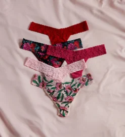 Hanky Panky Original Rise Pattern Thong 4811PTN -Pour Moi Bikinis Shop hanky panky hnk001 4811ptn cs6