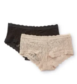 Hanky Panky Signature Lace Boyshort Panties - 2 Pack 4812PK -Pour Moi Bikinis Shop hanky panky hnk001 4812pk cs2