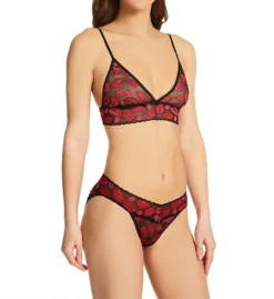 Hanky Panky Signature Lace Pattern V-kini Panty 482374P -Pour Moi Bikinis Shop hanky panky hnk001 482374p cs1