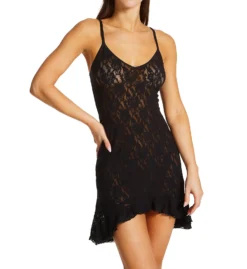 Hanky Panky Signature Lace High-Low Ruffle Chemise 485016