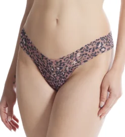 Hanky Panky Low Rise Pattern Thongs 4911PTN -Pour Moi Bikinis Shop hanky panky hnk001 4911ptn fs