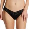 Hanky Panky Eco Rib V-Kini Panty 672371 -Pour Moi Bikinis Shop hanky panky hnk001 672371 gs