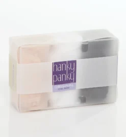 Hanky Panky Supima Cotton Original Rise Thong - 3 Pack 8918013 -Pour Moi Bikinis Shop hanky panky hnk001 8918013 cs2