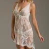 Hanky Panky Victoria Lace Chemise With G String 945901 -Pour Moi Bikinis Shop hanky panky hnk001 945901 gs