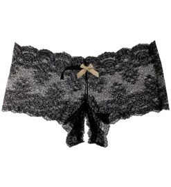 Hanky Panky After Midnight Peek-A-Boo Crotchless Brief Panty 972701