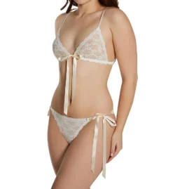 Hanky Panky After Midnight Peek-A-Boo Lace Front Tie Bralette 9C7811 -Pour Moi Bikinis Shop hanky panky hnk001 9c7811 cs2