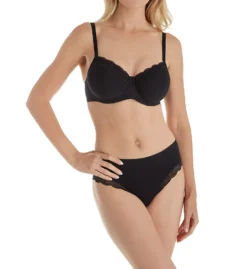 Hanro Cotton Lace Hi Cut Brief Panty 72437 -Pour Moi Bikinis Shop hanro han001 72437 cs3