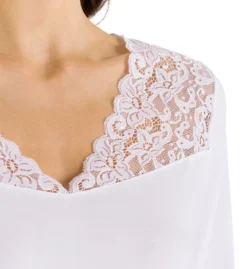 Hanro Moments 3/4 Sleeve Gown 77931 -Pour Moi Bikinis Shop hanro han001 77931 cs1