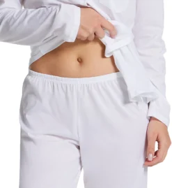 Hanro Cotton Deluxe Button Front Pajama Set 7956 -Pour Moi Bikinis Shop hanro han001 7956 cs1