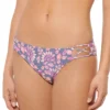 Hot Water Flower Power Wide Hipster Swim Bottom 24FP1340 -Pour Moi Bikinis Shop hot water hw01 24fp1340 gs