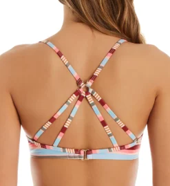 Hot Water Love Stripe Push Up Underwire Bikini Swim Top 24LS3060 -Pour Moi Bikinis Shop hot water hw01 24ls3060 bs