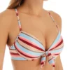 Hot Water Love Stripe Push Up Underwire Bikini Swim Top 24LS3060 -Pour Moi Bikinis Shop hot water hw01 24ls3060 gs
