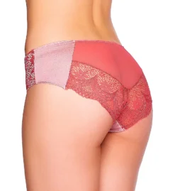 Ilusion Floral Plunge Microfiber Lace Cheeky Panty 71078029 -Pour Moi Bikinis Shop ilusion ilu01 71078029 bs