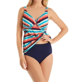 Jantzen Stripe Medley D-Vour Underwire Tankini Swim Top 20353 -Pour Moi Bikinis Shop jantzen jtz01 20353 cs2