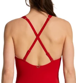 Jantzen Solids Jackie High Neck One Piece Swimsuit 23152M -Pour Moi Bikinis Shop jantzen jtz01 23152m cs1