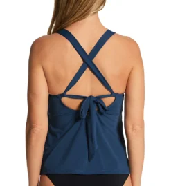 Jantzen Solids Violet X-Back Tankini Swim Top 23157T -Pour Moi Bikinis Shop jantzen jtz01 23157t bs