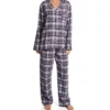 KayAnna Grey Tartan Flannel PJ Set 15175GT -Pour Moi Bikinis Shop kayanna kay001 15175gt gs