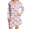 KayAnna Love Paris Flannel Nightshirt F12432L -Pour Moi Bikinis Shop kayanna kay001 f12432l gs