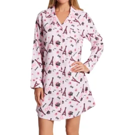 KayAnna Love Paris Flannel Nightshirt F12432L