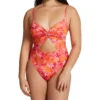 L Space Into The Tropics Kyslee Classic One Piece Swimsuit KSMC21P -Pour Moi Bikinis Shop l space lspc01 ksmc21p gs