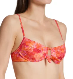 L Space Into The Tropics Rose Swim Top LSRST22 -Pour Moi Bikinis Shop l space lspc01 lsrst22 fs
