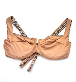 L Space Animal Instinct Camellia Bikini Swim Top SHCAT21 -Pour Moi Bikinis Shop l space lspc01 shcat21 cs6