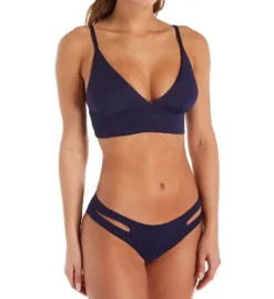 L Space Gold Stars Solid Estella Swim Bottom SS32C1 -Pour Moi Bikinis Shop l space lspc01 ss32c1 cs1