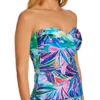 La Blanca Palm Opulence Twist Bandini Swim Top LB1JJ85