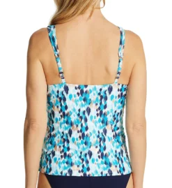 La Blanca Seaglass Shores Surplice Ruffle Tankini Swim Top LB2CG89 -Pour Moi Bikinis Shop la blanca labl01 lb2cg89 bs
