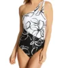 La Blanca Moonlit Silhouette One Shoulder Keyhole Swimsuit LB2CK14 -Pour Moi Bikinis Shop la blanca labl01 lb2ck14 gs
