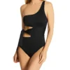 La Blanca Island Goddess One Shoulder Tie One Piece Swimsuit LB2IG10 -Pour Moi Bikinis Shop la blanca labl01 lb2ig10 gs