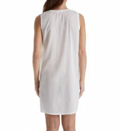 La Cera 100% Cotton Woven Sleeveless Embroidered Gown 1104C -Pour Moi Bikinis Shop la cera lace01 1104c bs