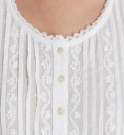 La Cera 100% Cotton Woven Sleeveless Embroidered Gown 1104C -Pour Moi Bikinis Shop la cera lace01 1104c cs1