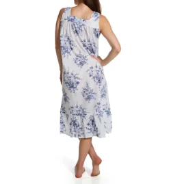 La Cera 100% Cotton Woven Sleeveless Floral Lace Yoke Gown 1211G -Pour Moi Bikinis Shop la cera lace01 1211g bs