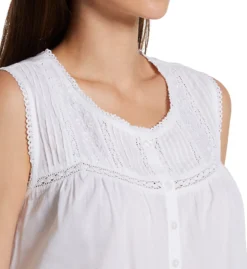 La Cera 100% Cotton Woven Crochet Sleeveless Gown 1250G -Pour Moi Bikinis Shop la cera lace01 1250g cs1