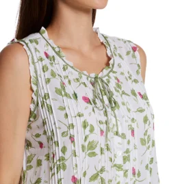 La Cera 100% Cotton Woven Sleeveless Nightgown 1277G -Pour Moi Bikinis Shop la cera lace01 1277g cs1