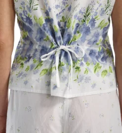 La Cera 100% Cotton Woven Sleeveless Printed Pajama Set 1487-2 -Pour Moi Bikinis Shop la cera lace01 1487 2 cs1