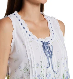La Cera 100% Cotton Woven Sleeveless Printed Pajama Set 1487-2 -Pour Moi Bikinis Shop la cera lace01 1487 2 cs3