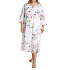 La Cera 100% Cotton Voile Lined Hummingbird Print Caftan 3055 -Pour Moi Bikinis Shop la cera lace01 3055 cs6
