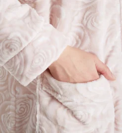 La Cera Embossed Rose Ballet Zip Robe 8813 -Pour Moi Bikinis Shop la cera lace01 8813 cs2