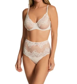 Le Mystere Lace Allure High Waist Thong Panty 7946 -Pour Moi Bikinis Shop le mystere mys001 7946 cs2