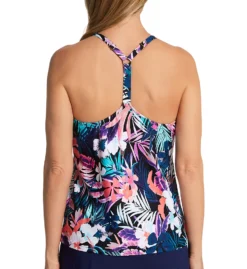 Leilani Barbados Breeze Racer Back Tankini Swim Top J720663 -Pour Moi Bikinis Shop leilani lei01 j720663 bs