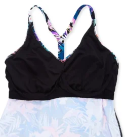 Leilani Barbados Breeze Racer Back Tankini Swim Top J720663 -Pour Moi Bikinis Shop leilani lei01 j720663 cs6