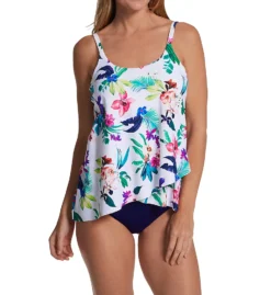 Leilani Sunshine Floral Cape Town Tankini Swim Top J721458 -Pour Moi Bikinis Shop leilani lei01 j721458 cs1